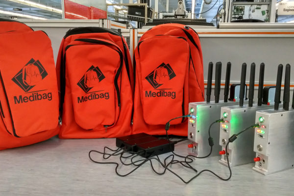 A connected health bagpack